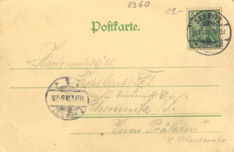 Sebnitz, Sachsen - Finkenbaude (back) (Zeno Ansichtskarten)