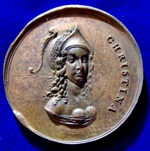 Sebastian Dadler Original Medal N.D. (1648), Christina of Sweden, Peace of Westphalia. Obverse