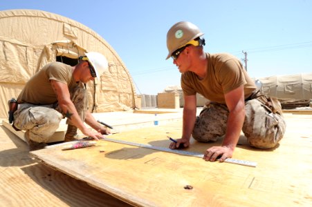 Seabees construct new headquarters for Army Service Support Brigade 130819-N-OV434-256