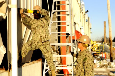 Seabees help with damaged buildings in New York. (8200229058)