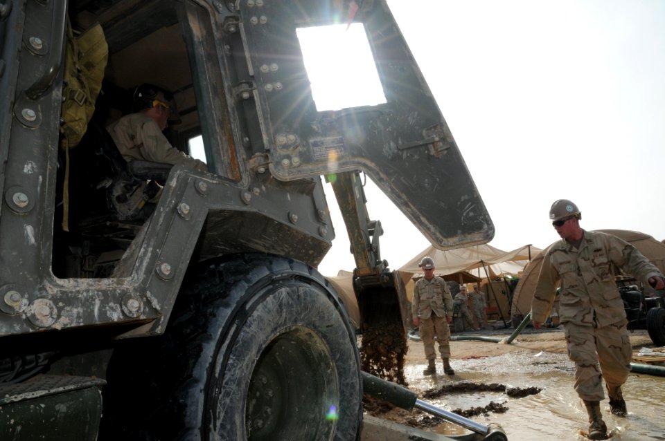 Seabees work to remove water from Afghanistan Rain DVIDS368876