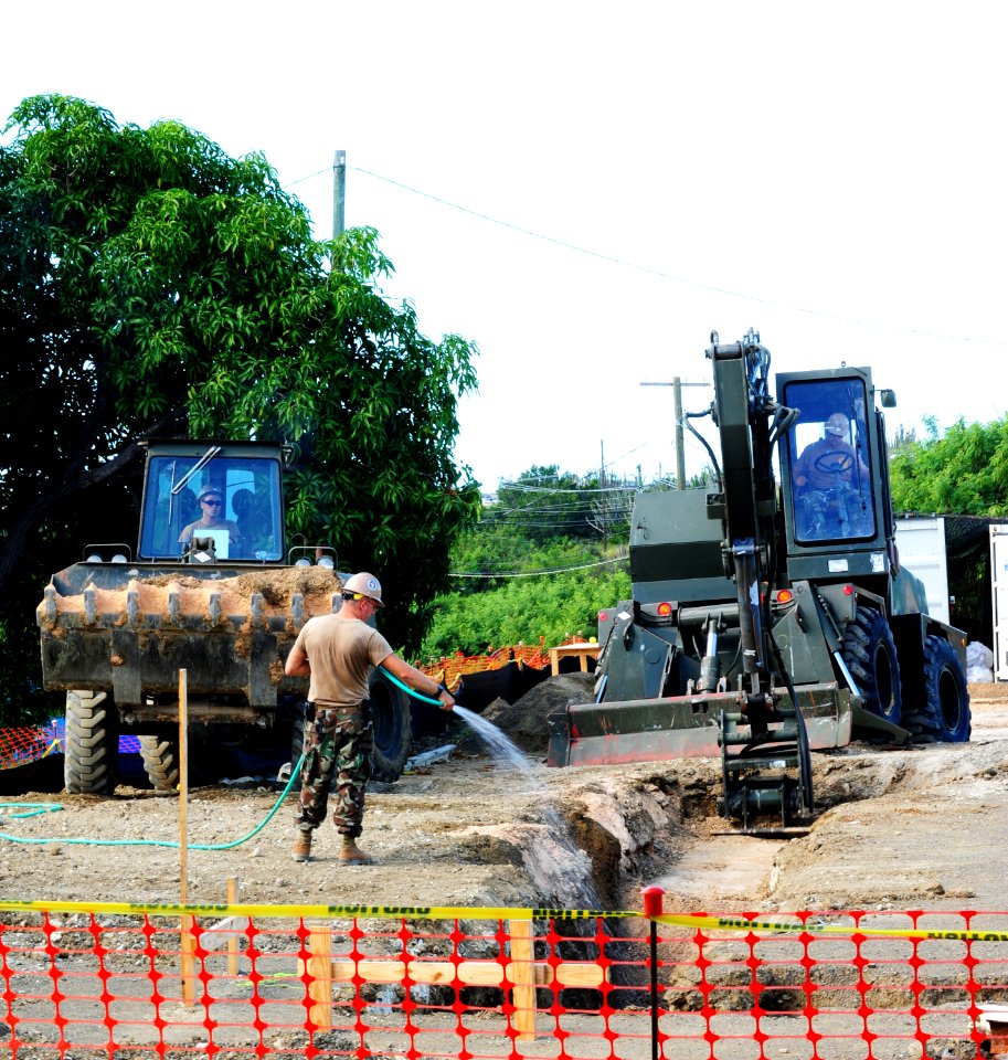 Seabees setting the foundation 111122-N-RF645-055