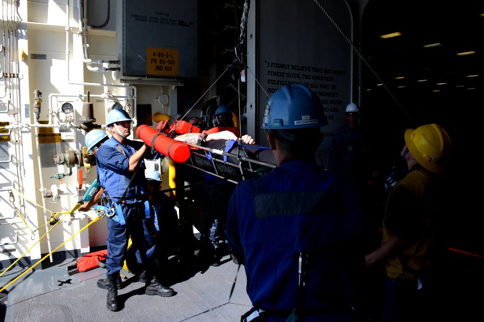 Search and rescue swimmer exercise 140521-N-BB534-244