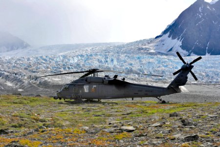 An Alaska Air National Guard HH-60 Pave Hawk