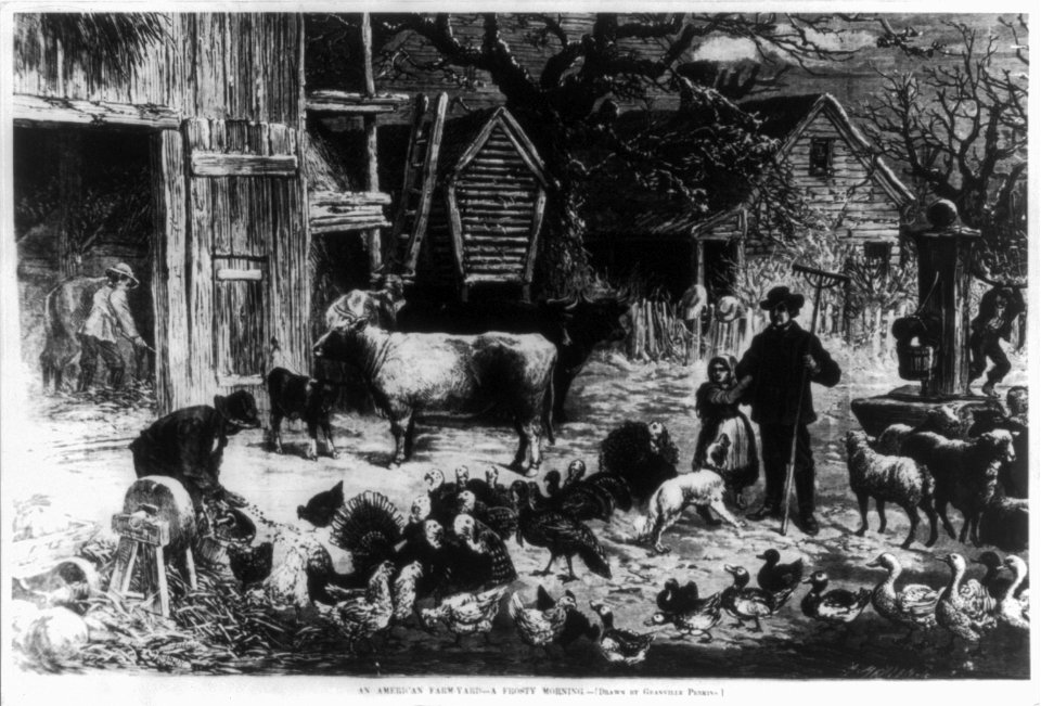An American Farmyard - A Frosty Morning LCCN2005697029