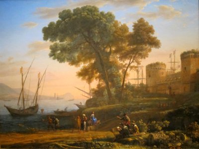 An Artist Studying from Nature by Claude Lorrain, 1639