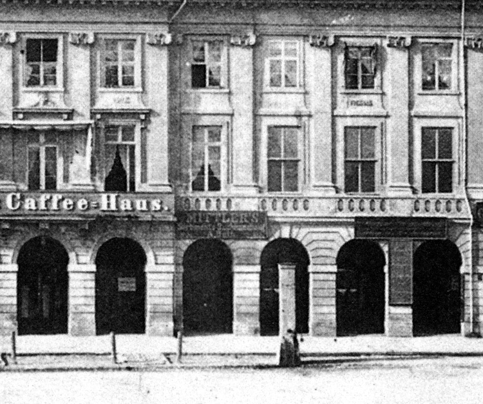 An der Stechbahn, Berlin 1865 (Straßenbrunnen)