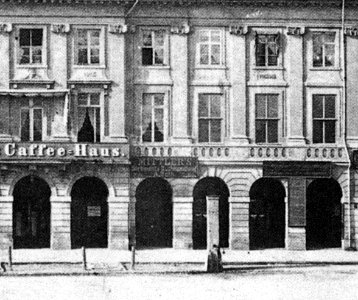 An der Stechbahn, Berlin 1865 (Straßenbrunnen)