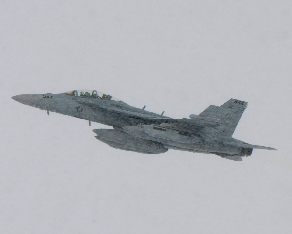 An EA-18G takes off from NAF Misawa, Japan (8370939886)