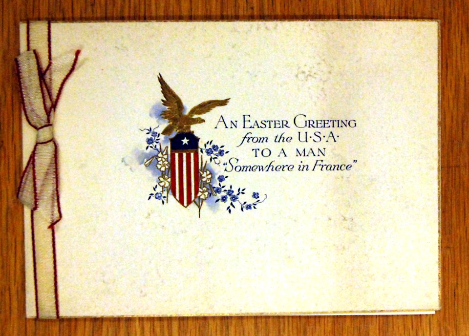 An Easter Greeting from the USA To A Man Somewhere in France, WWI (28786883083)