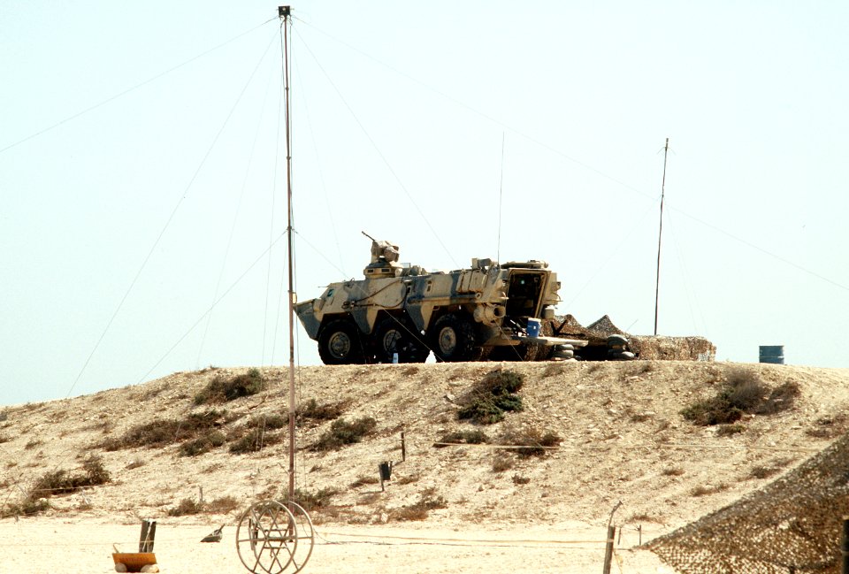 An Egyptian BMR-600 IFV during Operation Desert Shield
