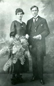 Anna & Rudolf Sandberg 1917 photo