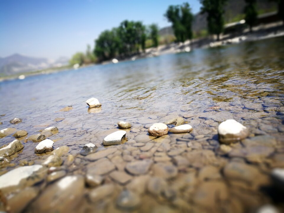 River water stone