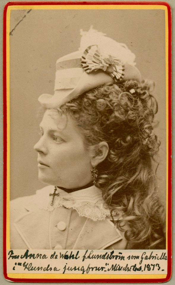 Anna de Wahl, rollporträtt - SMV - H2 139