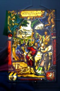 Christoph Murer - stained glass window of the prodigal son - 1610 - Tucherschloss 03