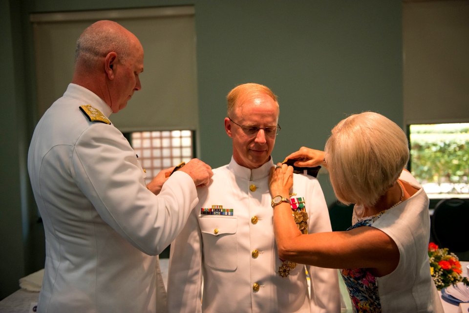 Christopher Grady with Daryl and Donna Caudle 170719-N-WO404-316 (35855073202)