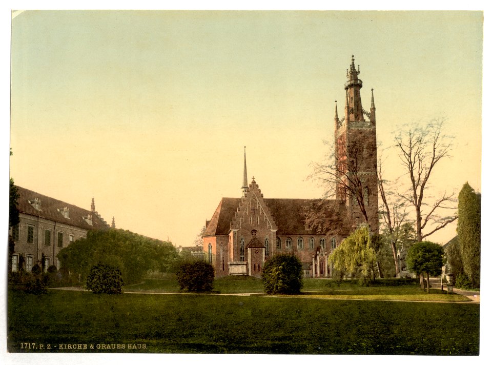 Church and Grey House, park of Worlitz, Anhalt, Germany-LCCN2002696101