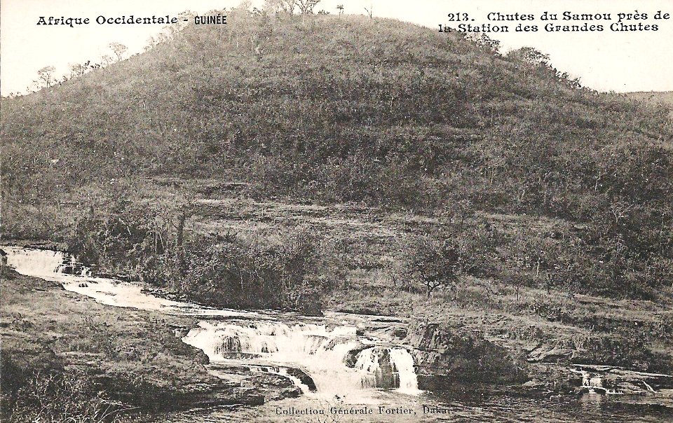 Chutes du Samou près de la Station des Grandes Chutes (Guinée)