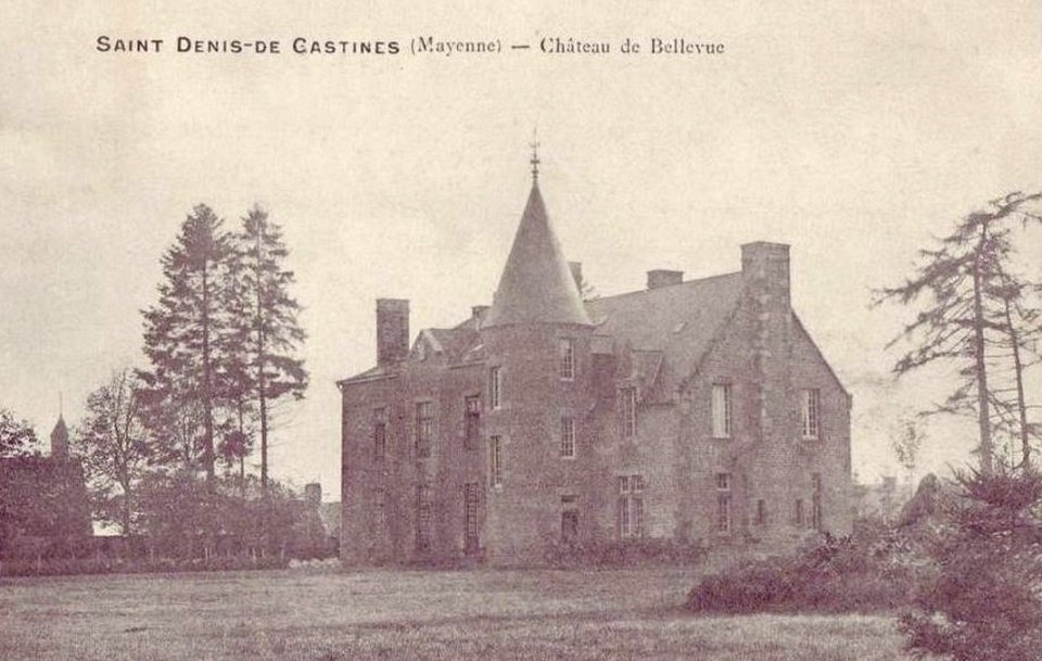 Château de Bellevue à Saint-Denis-de-Gastines (Mayenne)