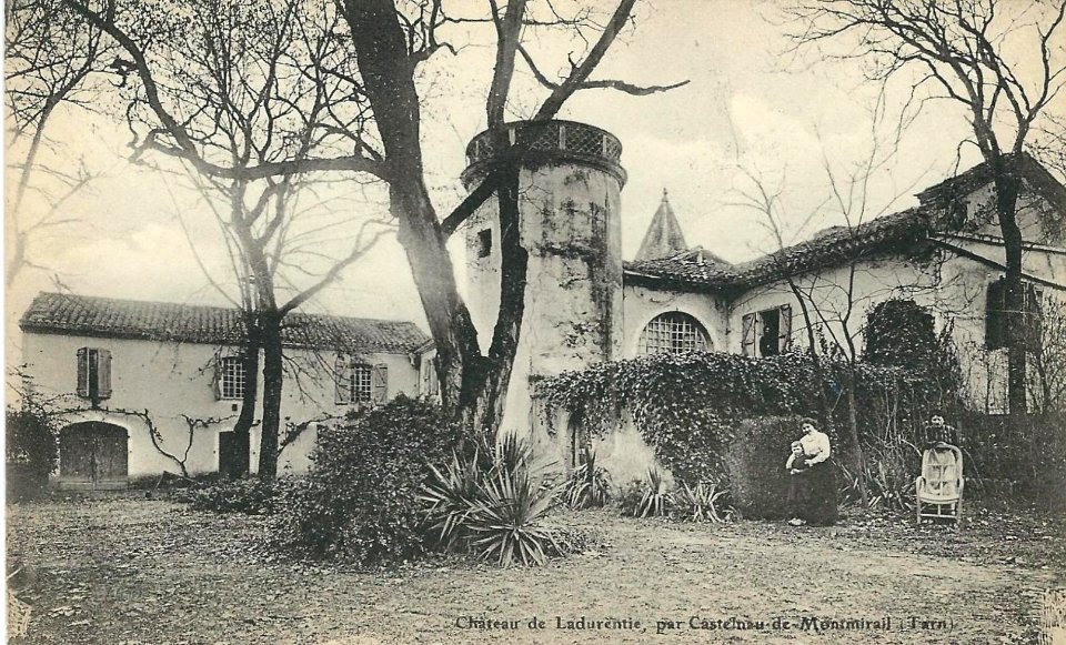 Château de La Durentie, carte postale
