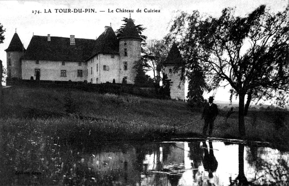 Château de Cuirieu, p122 L'Isère 1900-1920 - edition Sayn