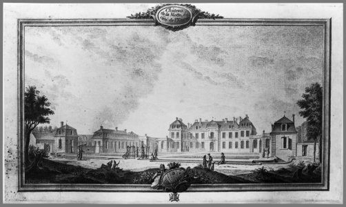 Château de La Motte, du côté de l'Entrée (pc86 1004)