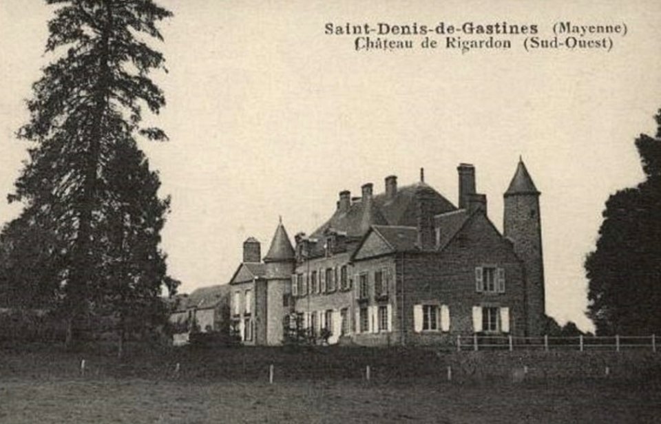 Château de Rigardon à Saint-Denis-de-Gastines (Mayenne)