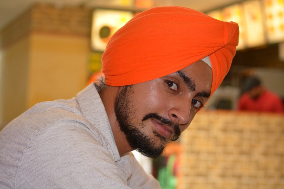 Portrait adult man