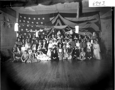 Costumed dance participants 1902 (3196827248) photo