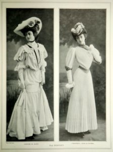 Costume du matin et trotteur pour la Riviera par Redfern 1905