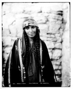 Costumes and characters, etc. Bust of a Bedouin woman LOC matpc.06832