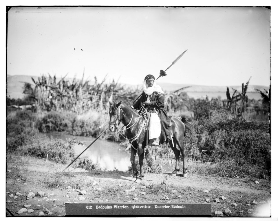 Costumes and characters, etc. Bedouin warrior LOC matpc.06823