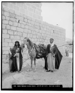 Costumes and characters, etc. Mounted village sheikh LOC matpc.06818