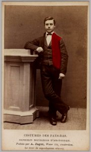 Costumes des Pays-Bas. Orphelin bourgeois d'Amsterdam