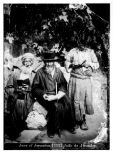 Costumes, characers and ceremonies, etc. Jews of Jerusalem LOC matpc.07545