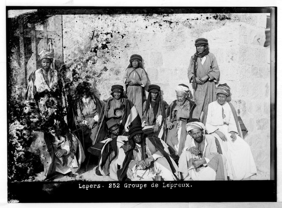Costumes, characters and ceremonies, etc. Lepers LOC matpc.07555