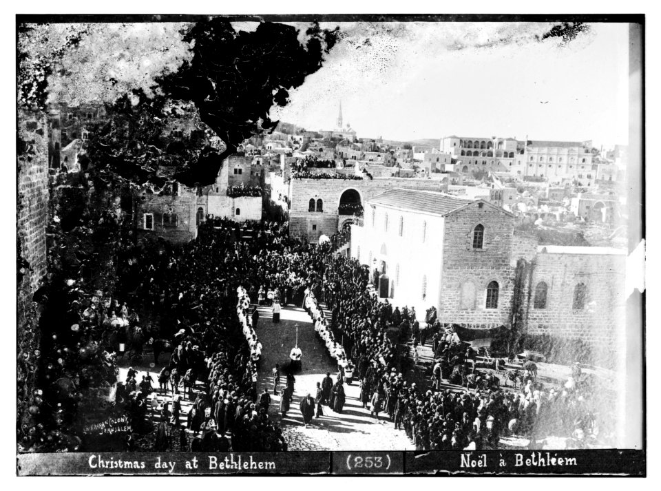 Costumes, characters and ceremonies, etc. Christmas Day, Bethlehem LOC matpc.07556