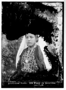 Costumes, characters and ceremonies, etc. Bethlehem woman LOC matpc.07548
