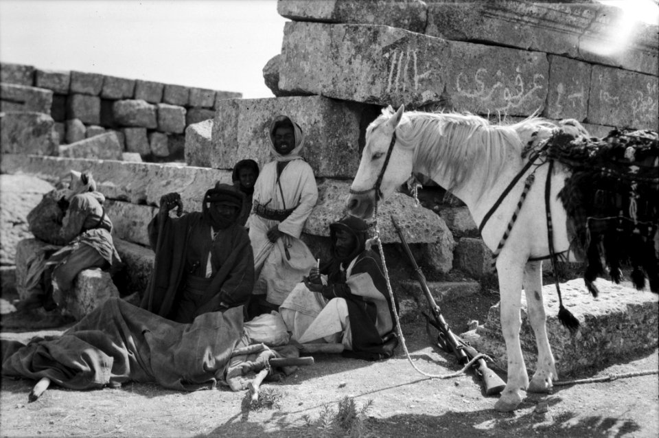 Costumes, characters, etc. Aftermath of a Bedouin raid LOC matpc.22615