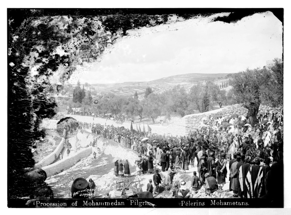 Costumes, characters and ceremonies, etc. Neby Mousa (i.e., Nebi Musa) procession LOC matpc.07558