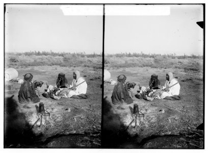 Costumes, characters, etc. Bedouin musician LOC matpc.01319
