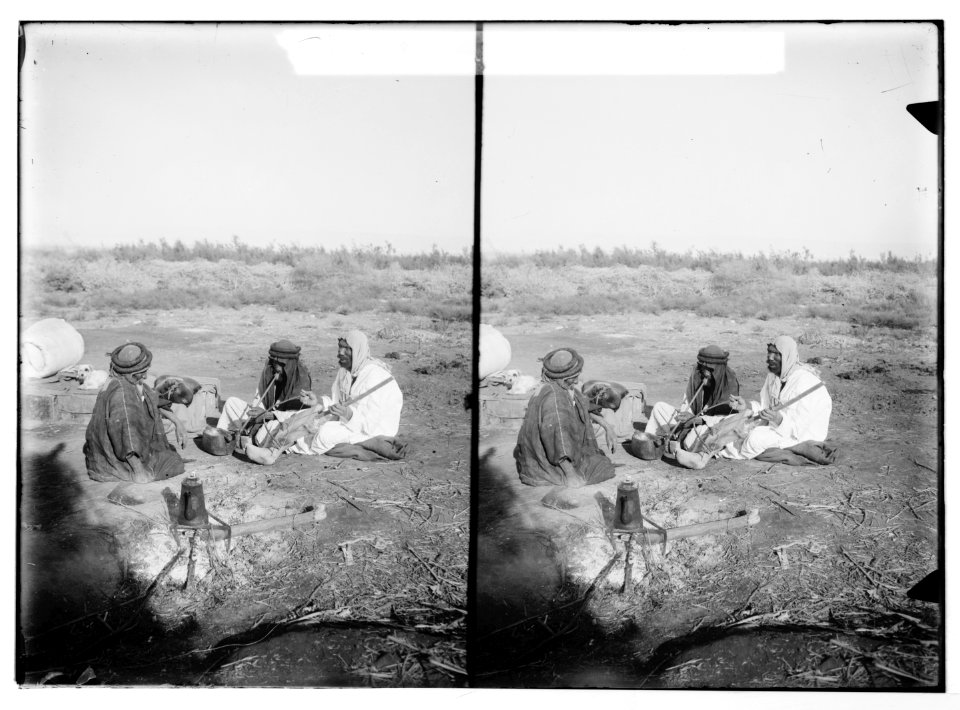 Costumes, characters, etc. Bedouin musician LOC matpc.06428