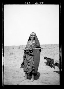 Costumes, characters, etc. Bedouin shepherdess, Beersheba LOC matpc.15114