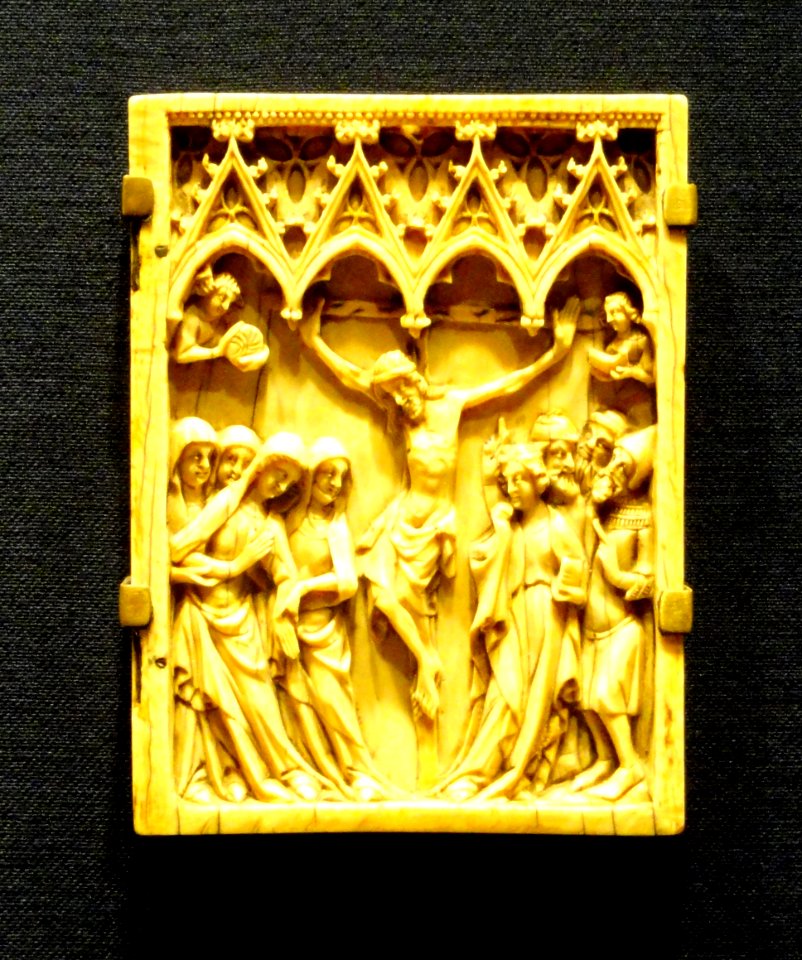 Crucifixion, Meuse Valley, Belgium, c. 1340-1360 - Nelson-Atkins Museum of Art - DSC08375