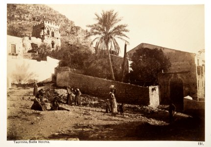 Crupi, Giovanni (1849-1925) - n. 0005 - Taormina. Badia Vecchia colla Palma - Hallwylska museet - 104039