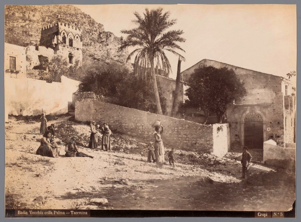 Crupi, Giovanni (1849-1925) - n. 0005 - Badia Vecchia colla Palma - Taormina, RP-F-F17125