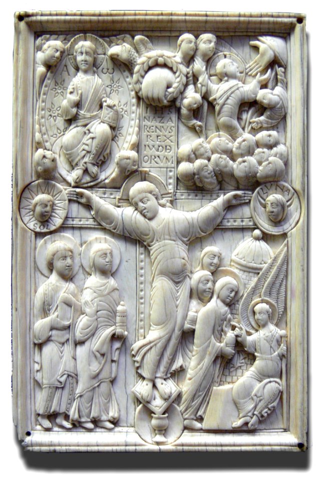 CrucifixRhénanieCologneIvoireMoyenAgeMuséeCluny