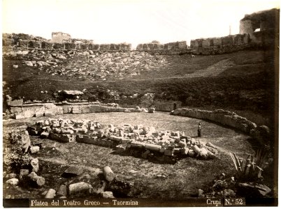 Crupi, Giovanni (1849-1925) - n. 0052 - Platea del Teatro Greco - Taormina