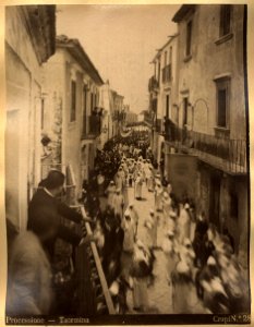 Crupi, Giovanni (1849-1925) - n. 0028 - Processione - Taormina
