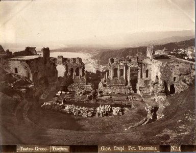 Crupi, Giovanni (1849-1925) - n. 001 - Teatro greco - Taormina